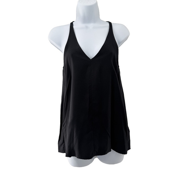 James Perse Tops - James Perse Los Angeles Women's Black V-Neck Tank Top Size XS